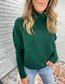 Courtney Mock Neck Sweater - Emerald