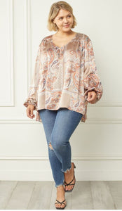 Date Day Long Sleeve Blouse
